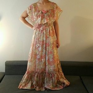 Candi Jones California vintage maxi dress